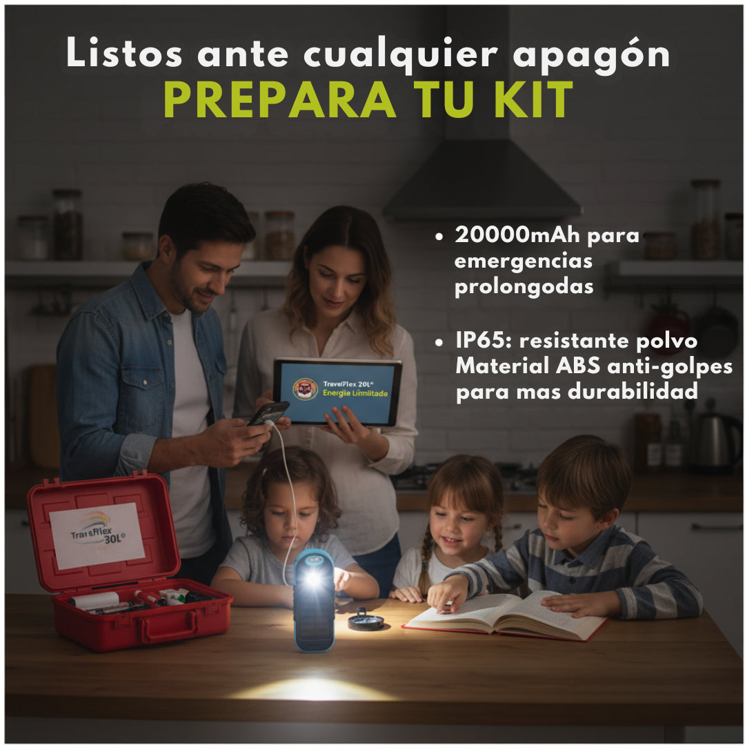 Solar Power Bank® 20000mAh | Energía Ilimitada
